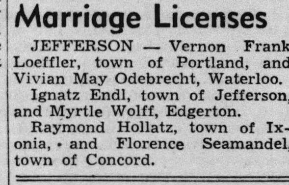 Marriage of Loeffler / Odebrecht